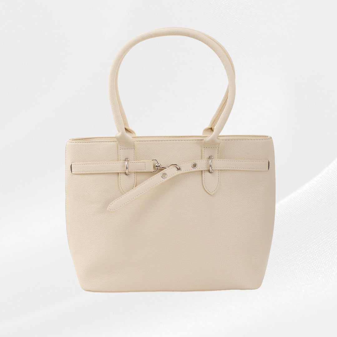 Beige tas