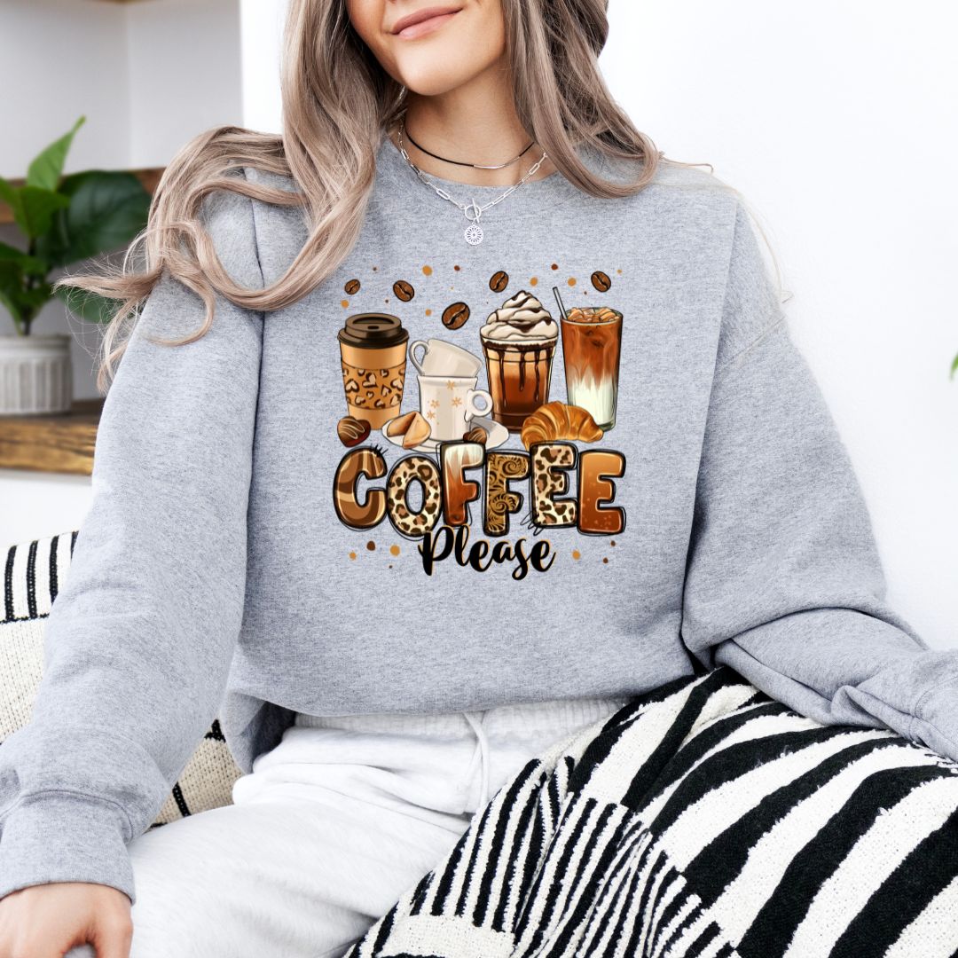 Coffee Please Sweatshirt