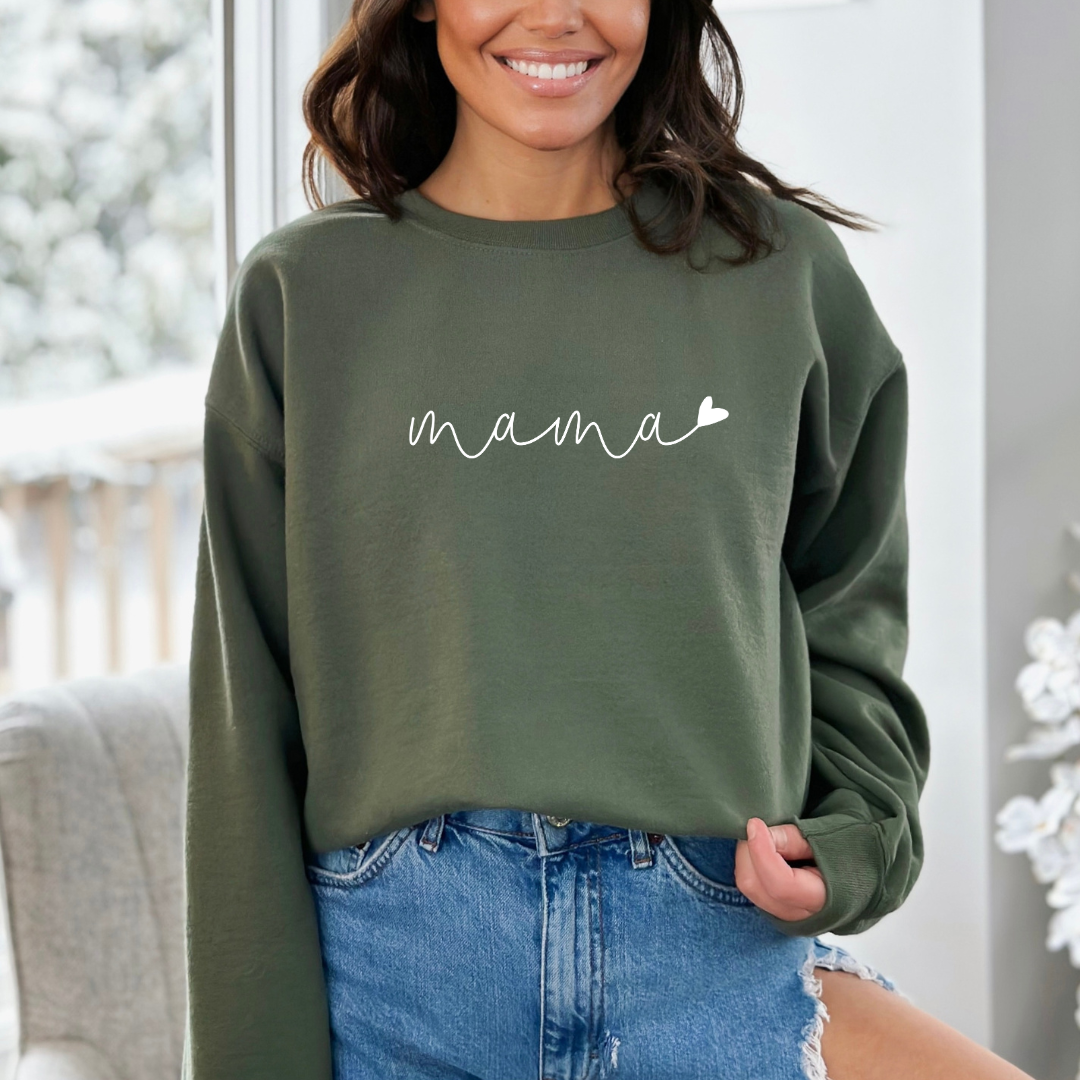 Mama Sweatshirt met witte tekst
