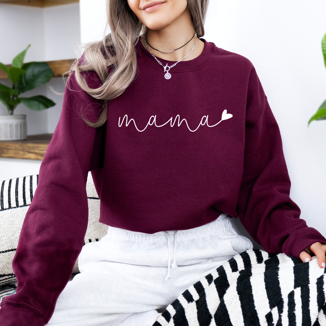 Mama Sweatshirt met witte tekst