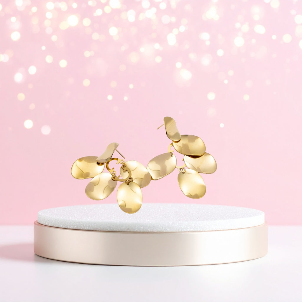 Oorbellen hangers - goudkleurig